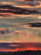 Original art for sale at UGallery.com | Days End Vermillion Glow by Elizabeth Garat | $2,050 | oil painting | 30' h x 30' w | thumbnail 4