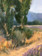 Original art for sale at UGallery.com | Lavender Farm, Provence by Elizabeth Garat | $1,050 | oil painting | 18' h x 24' w | thumbnail 4