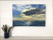 Original art for sale at UGallery.com | Ocean No. Five by Elizabeth Garat | $1,800 | oil painting | 24' h x 36' w | thumbnail 2
