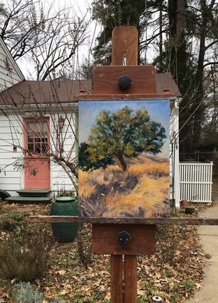 Original art for sale at UGallery.com | Tree Portrait; Ashland Oregon by Elizabeth Garat | $850 | oil painting | 18' h x 14' w | photo 3