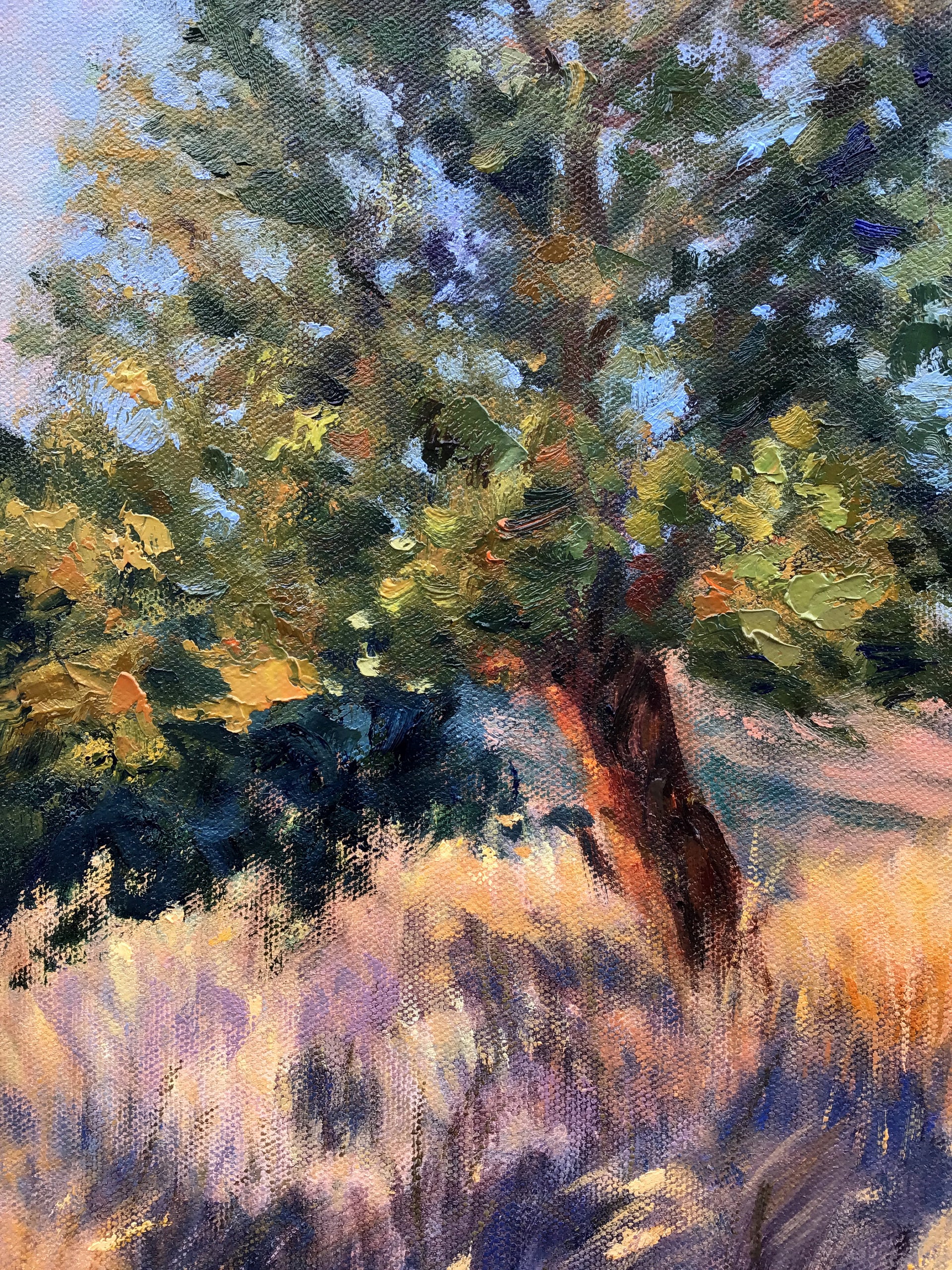 Tree Portrait; Ashland Oregon by Elizabeth Garat - oil painting | UGallery