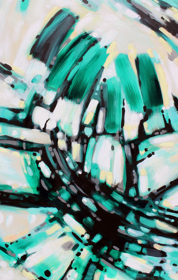 Emerald Circus by Marie-Eve Champagne |  Closeup View of Artwork 