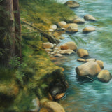 Original art for sale at UGallery.com | Emerald Splendor by Jo Galang | $975 | oil painting | 24' h x 18' w | thumbnail 4