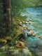 Original art for sale at UGallery.com | Emerald Splendor by Jo Galang | $975 | oil painting | 24' h x 18' w | thumbnail 1