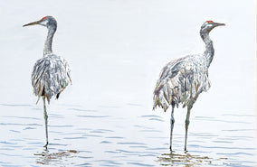 Original art for sale at UGallery.com | Alone Together by Emil Morhardt | $1,925 | acrylic painting | 24' h x 36' w