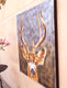 Original art for sale at UGallery.com | Big Deer by Emil Morhardt | $2,475 | acrylic painting | 40' h x 40' w | thumbnail 2