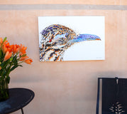 Original art for sale at UGallery.com | Greater Roadrunner #4 by Emil Morhardt | $1,925 | acrylic painting | 24' h x 36' w | thumbnail 3