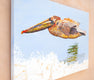 Original art for sale at UGallery.com | Pelican Nearshore by Emil Morhardt | $1,925 | acrylic painting | 24' h x 36' w | thumbnail 3