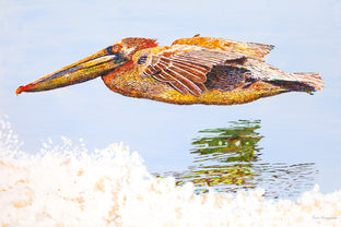 Pelican Nearshore by Emil Morhardt |  Artwork Main Image 