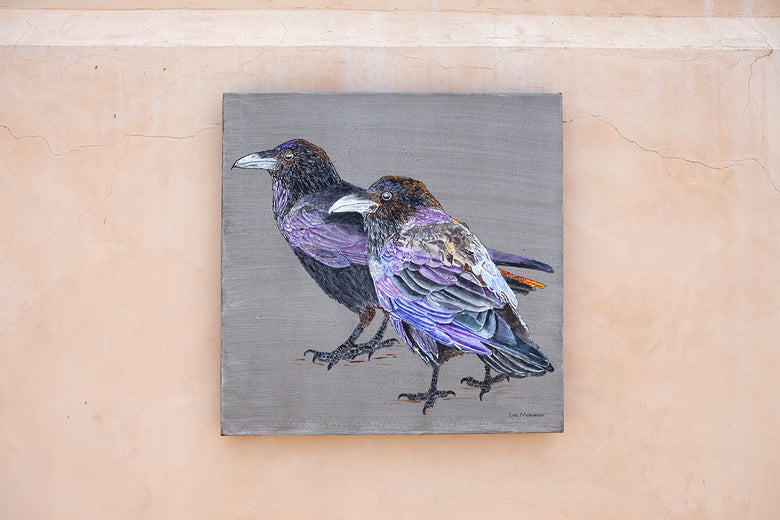 Raven Couple by Emil Morhardt |  Context View of Artwork 