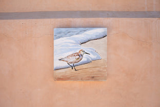 Original art for sale at UGallery.com | Sanderling #22 by Emil Morhardt | $975 | acrylic painting | 18' h x 18' w | photo 3