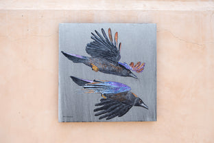 Speeding Crows by Emil Morhardt |  Context View of Artwork 