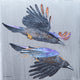 Original art for sale at UGallery.com | Speeding Crows by Emil Morhardt | $1,550 | acrylic painting | 24' h x 24' w | thumbnail 1