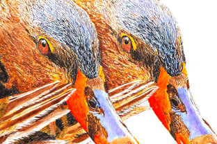 The Coy Miss Mallards by Emil Morhardt |   Closeup View of Artwork 