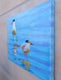 Original art for sale at UGallery.com | Two Tentative Terns by Emil Morhardt | $1,925 | acrylic painting | 24' h x 36' w | thumbnail 2