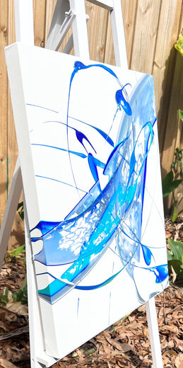 Aquatica by Eric Wilson |  Side View of Artwork 