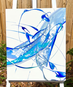 Original art for sale at UGallery.com | Aquatica by Eric Wilson | $1,075 | acrylic painting | 24' h x 20' w | photo 3