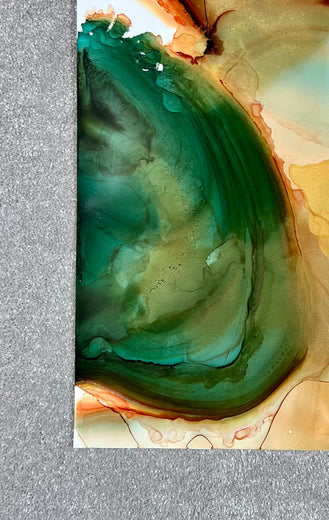 Euphoria by Eric Wilson |  Side View of Artwork 