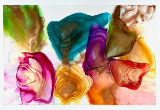 Original art for sale at UGallery.com | Happy Abundance by Eric Wilson | $1,150 | ink artwork | 25' h x 38' w | photo 3