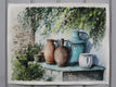 Original art for sale at UGallery.com | Ceramics by Erika Fabokne Kocsi | $500 | watercolor painting | 10' h x 13' w | thumbnail 2