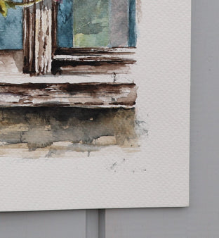 Original art for sale at UGallery.com | Evening by Erika Fabokne Kocsi | $500 | watercolor painting | 8' h x 10' w | photo 3