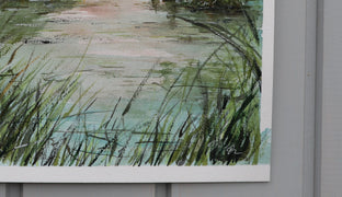 Original art for sale at UGallery.com | Sunset by Erika Fabokne Kocsi | $500 | watercolor painting | 11' h x 5' w | photo 3