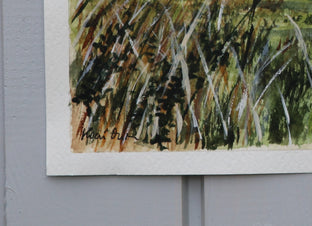 Original art for sale at UGallery.com | The Shadow of the Trees by Erika Fabokne Kocsi | $550 | watercolor painting | 13' h x 9' w | photo 3