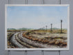 Original art for sale at UGallery.com | Tractor Tracks on the Road by Erika Fabokne Kocsi | $500 | watercolor painting | 13' h x 9' w | thumbnail 2