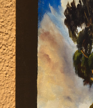 Original art for sale at UGallery.com | Eucalyptus II by Mandy Main | $450 | oil painting | 12' h x 12' w | photo 2
