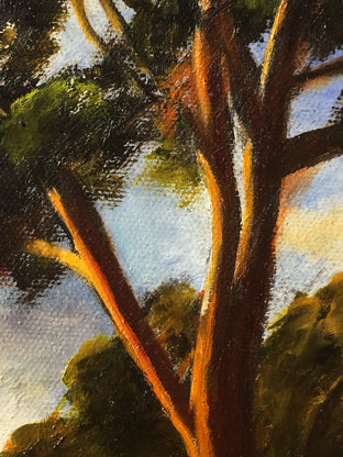 Original art for sale at UGallery.com | Eucalyptus II by Mandy Main | $450 | oil painting | 12' h x 12' w | photo 4