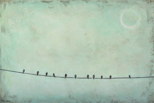 Original art for sale at UGallery.com | Evening Social by Sally Adams | $700 | acrylic painting | 20' h x 30' w | photo 1
