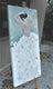 Original art for sale at UGallery.com | Evening Figure In White Dress by Mary Pratt | $2,525 | oil painting | 48' h x 24' w | thumbnail 2
