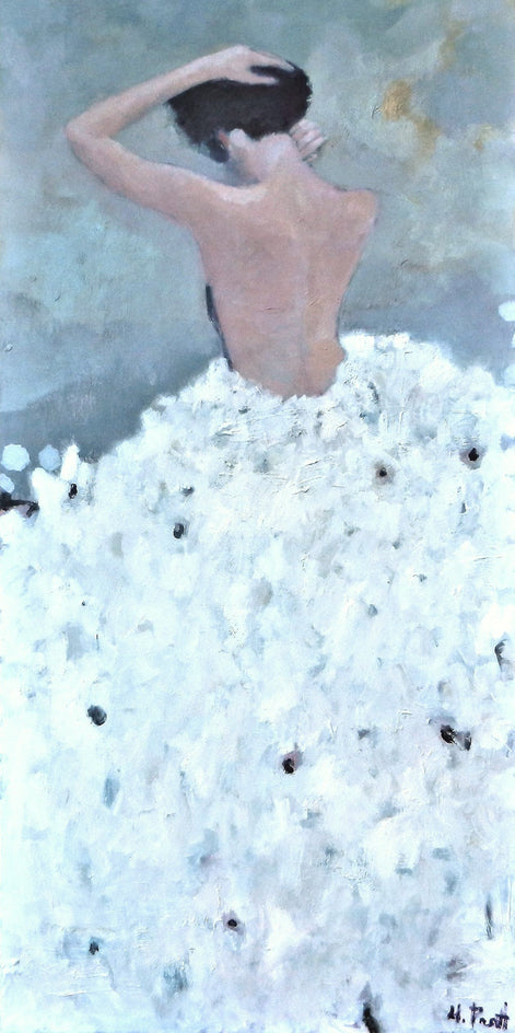 Evening Figure In White Dress by Mary Pratt |  Artwork Main Image 