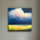 Original art for sale at UGallery.com | Evening Marsh Storm by Nancy Hughes Miller | $960 | oil painting | 30' h x 30' w | thumbnail 2
