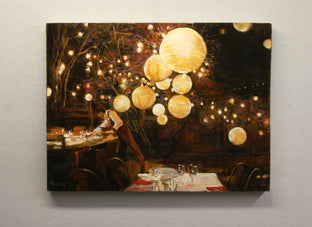 Original art for sale at UGallery.com | Dinner Setup by Onelio Marrero | $1,125 | oil painting | 18' h x 24' w | photo 3