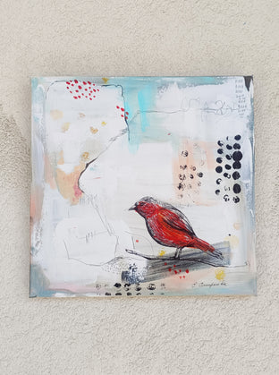 Little Red Bird N1 by Evgenia Smirnova |  Context View of Artwork 