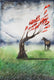 Original art for sale at UGallery.com | Balloon Tree by Evgenia Smirnova | $600 | watercolor painting | 23' h x 15' w | thumbnail 1