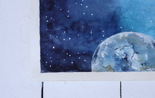 Boat in the Sky by Evgenia Smirnova |  Side View of Artwork 