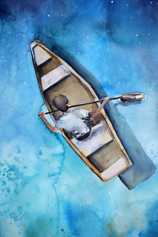 Boat in the Sky by Evgenia Smirnova |   Closeup View of Artwork 