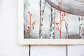 Original art for sale at UGallery.com | Whale in the Birch Woods by Evgenia Smirnova | $600 | watercolor painting | 15' h x 23' w | thumbnail 2