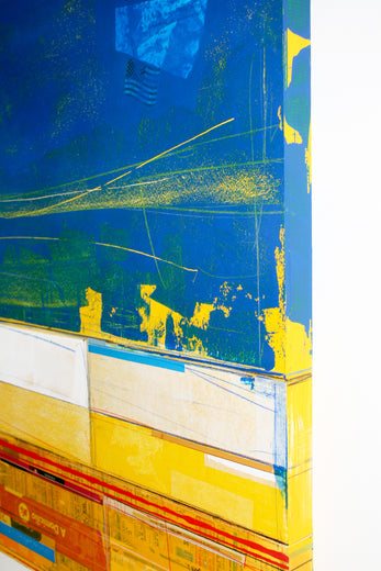 Exportador by Juan Gabriel Perez Botero aka JUGA |  Side View of Artwork 