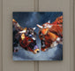 Original art for sale at UGallery.com | Eye to Eye by Jan Fontecchio Perley | $700 | oil painting | 16' h x 16' w | thumbnail 3