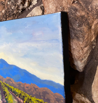 Original art for sale at UGallery.com | Mt Konocti Vineyards by Steven Guy Bilodeau | $475 | oil painting | 12' h x 16' w | photo 2