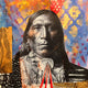 Original art for sale at UGallery.com | Face Off by Darlene McElroy | $375 | mixed media artwork | 8' h x 8' w | thumbnail 1