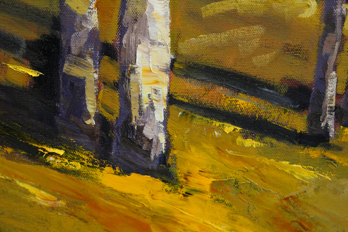Fall Afternoon by Nancy Merkle |  Closeup View of Artwork 