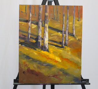 Original art for sale at UGallery.com | Fall Afternoon by Nancy Merkle | $650 | oil painting | 20' h x 16' w | photo 3