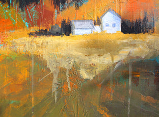 Farmhouse by Nancy Merkle |   Closeup View of Artwork 