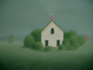 Original art for sale at UGallery.com | On a Misty Morning by Sharon France | $975 | acrylic painting | 18' h x 24' w | photo 2