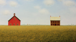 Original art for sale at UGallery.com | On a Peaceful Summer's Day by Sharon France | $900 | acrylic painting | 12' h x 24' w | thumbnail 3