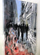 Original art for sale at UGallery.com | Fashion Week by Mary Pratt | $3,200 | oil painting | 48' h x 36' w | thumbnail 1